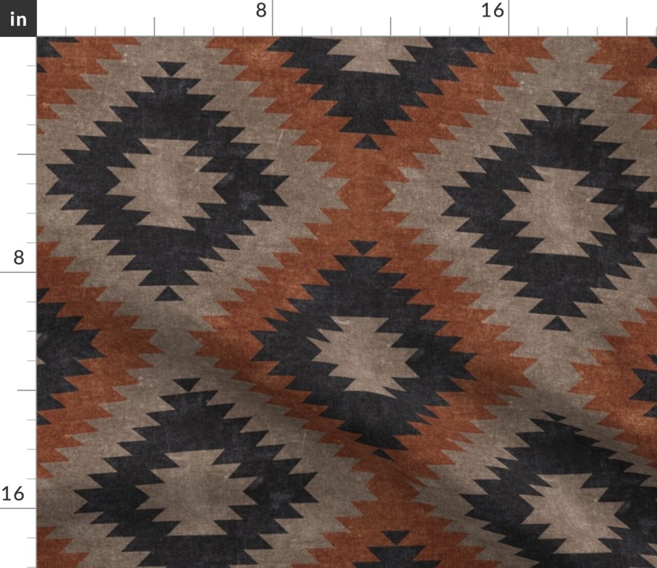 Neutrals Taupe Tribal Bohemian Southwest Boho Custom Printed Fabric by Spoonflower Various Fabrics by the Yard or Fat Quarter